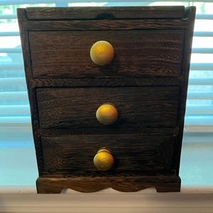 NATURAL LIFE Wooden Jewelry/Scrunchie Dresser